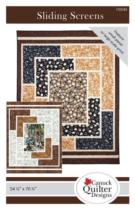 Sliding Screens Quilt Pattern by Canuck Quilter Designs