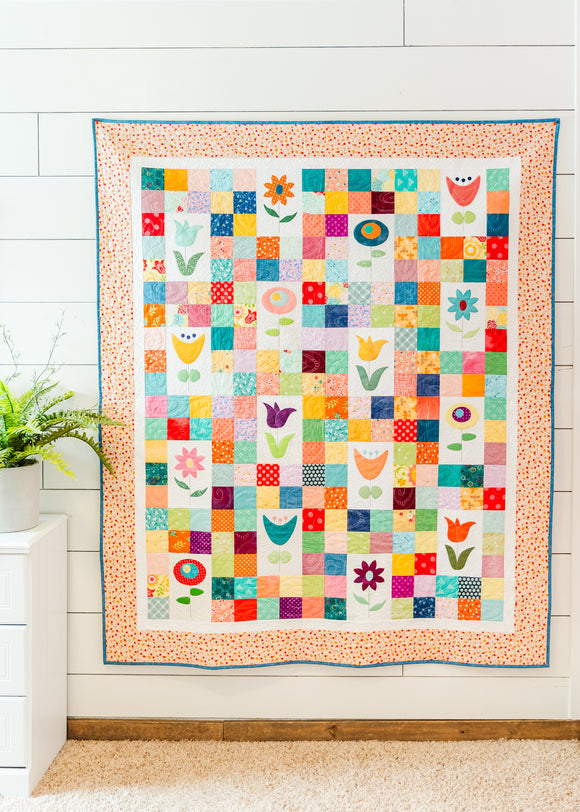 Retro Meadow Downloadable Pattern by Stringtown Lane Quilts