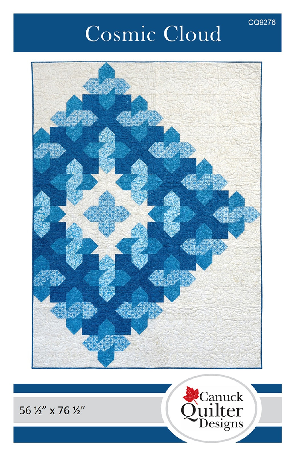 Cosmic Cloud Quilt Pattern by Canuck Quilter Designs