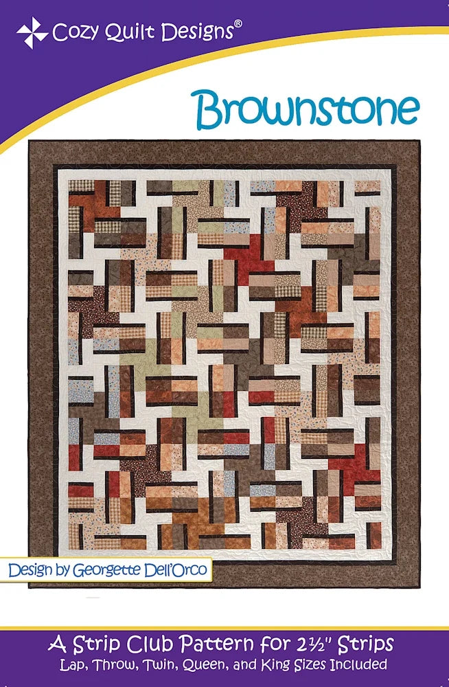 Brownstone Downloadable Pattern by Cozy Quilt Designs