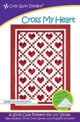 Cross My Heart Downloadable Pattern by Cozy Quilt Designs