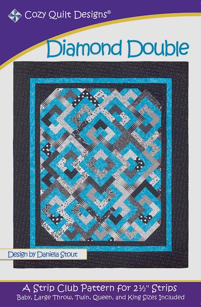 Diamond Double Downloadable Pattern by Cozy Quilt Designs