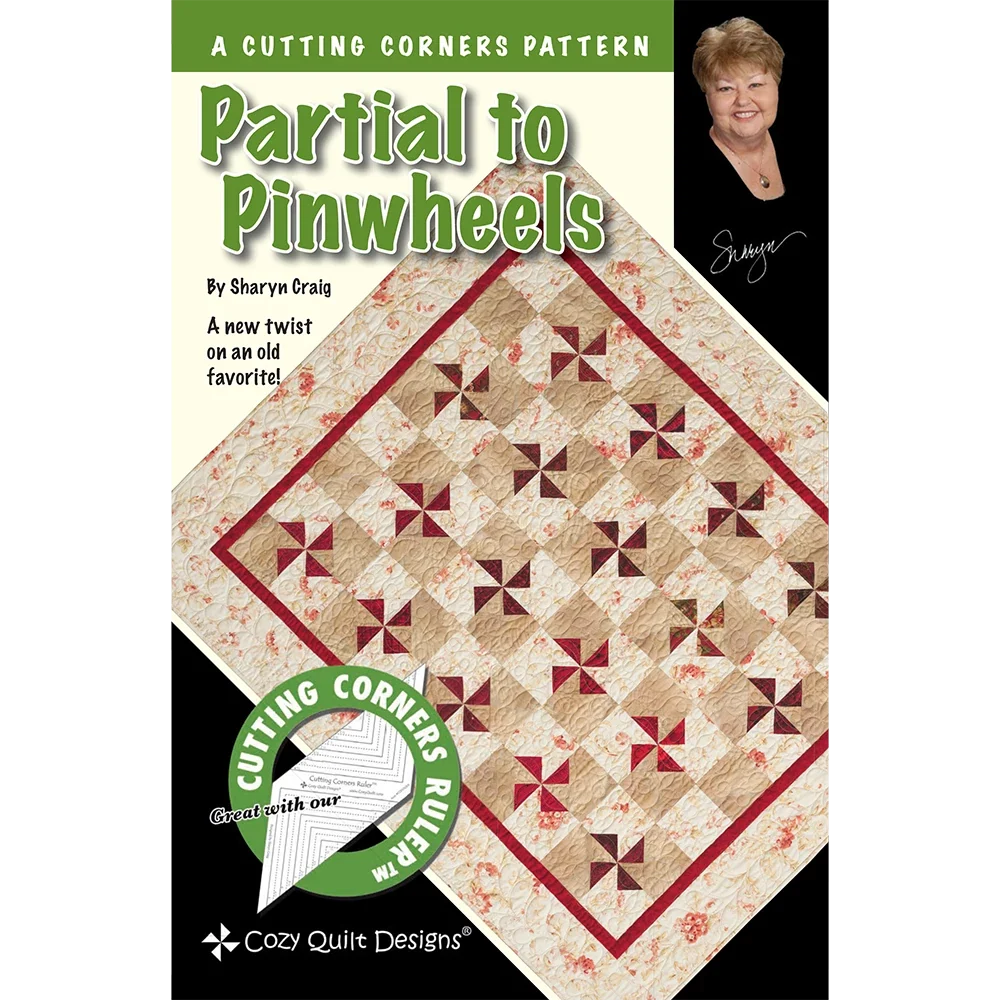 Partial to Pinwheels Downloadable Pattern by Cozy Quilt Designs