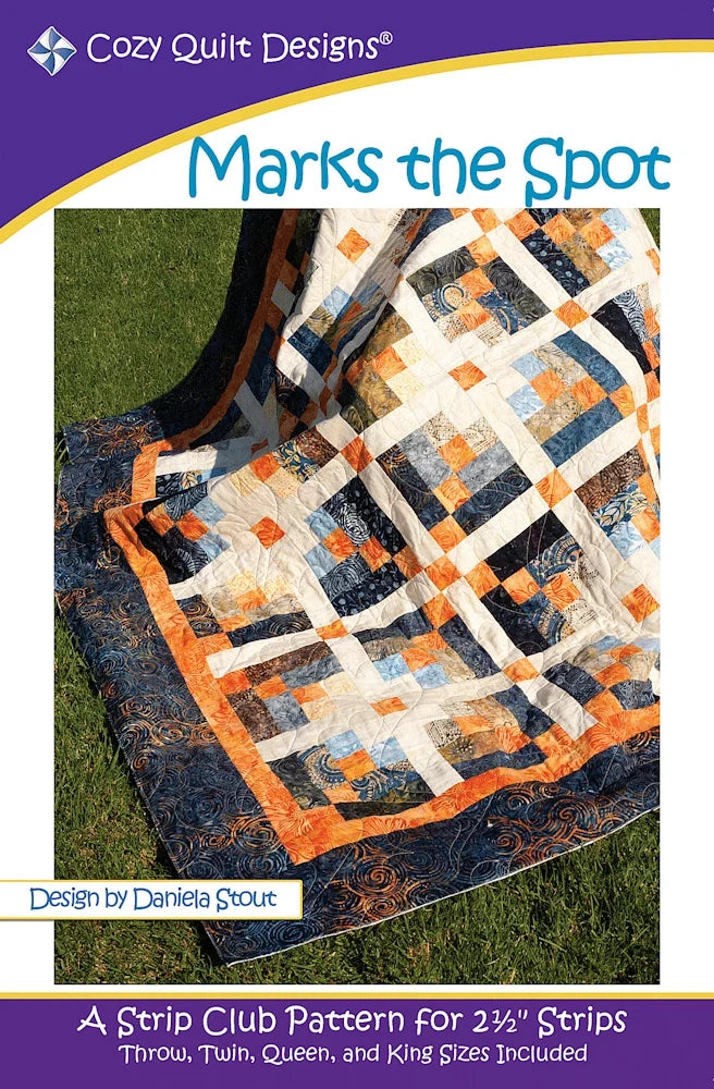 Marks the Spot Downloadable Pattern by Cozy Quilt Designs