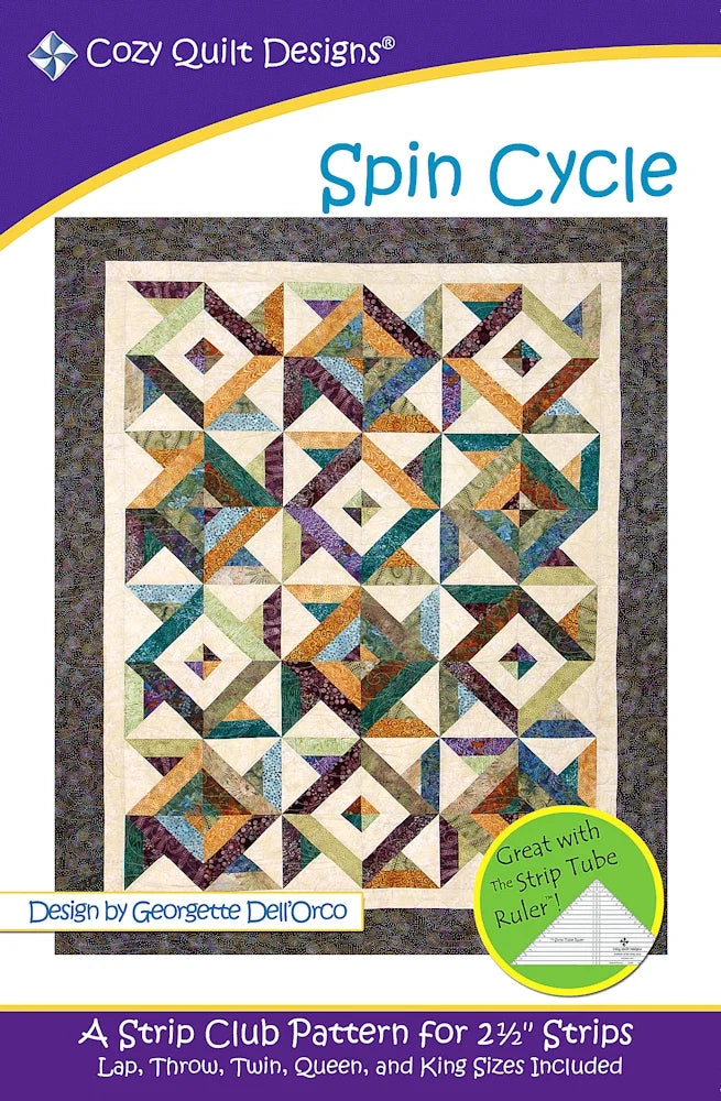 Spin Cycle Downloadable Pattern by Cozy Quilt Designs