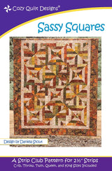 Sassy Squares Downloadable Pattern by Cozy Quilt Designs