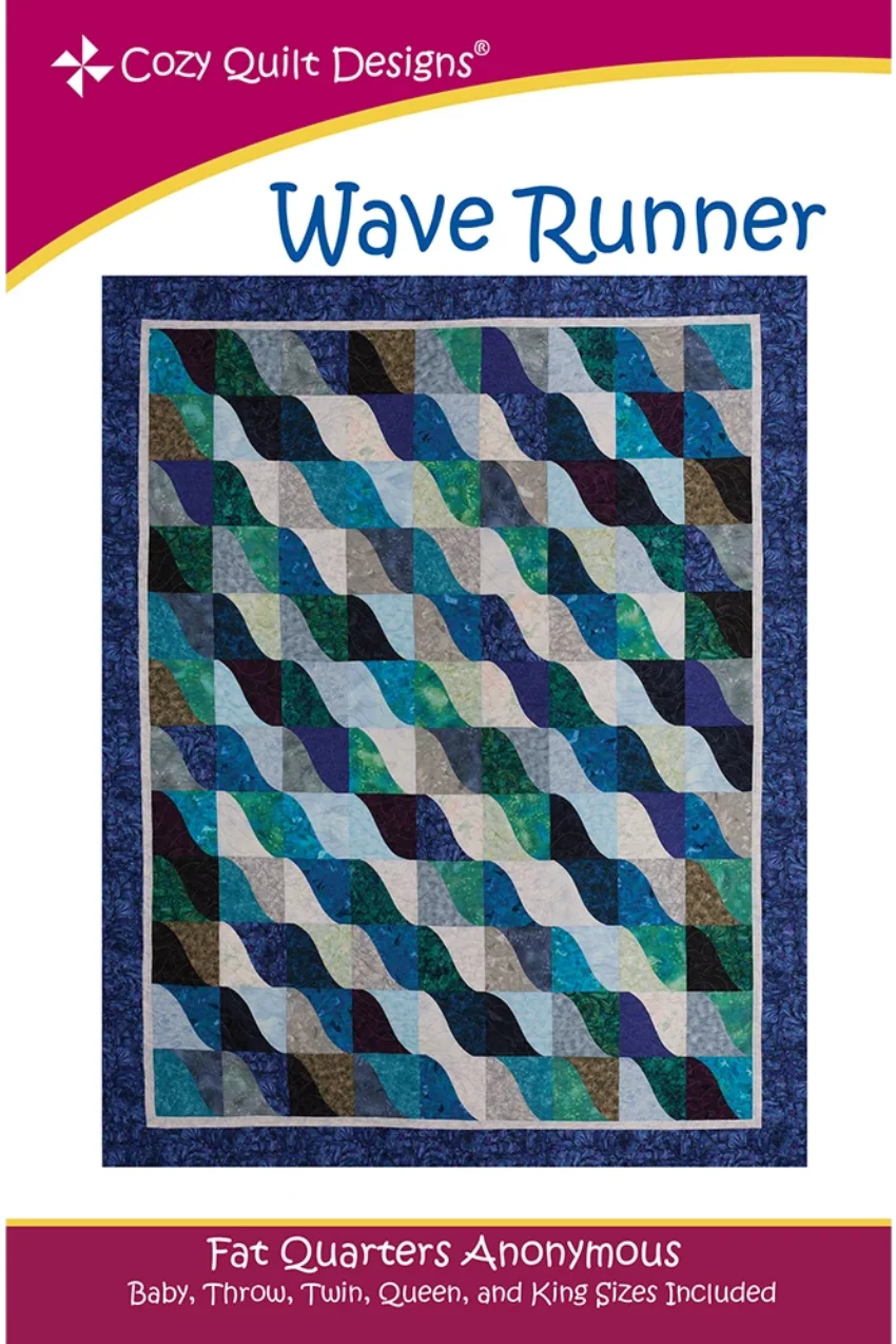 Wave Runner Downloadable Pattern by Cozy Quilt Designs