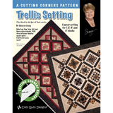 Trellis Setting Downloadable Pattern by Cozy Quilt Designs