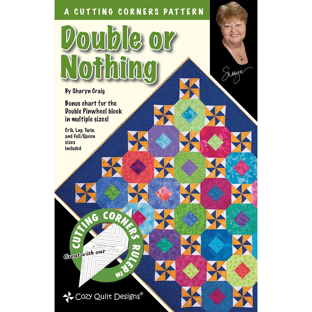 Double or Nothing Downloadable Pattern by Cozy Quilt Designs