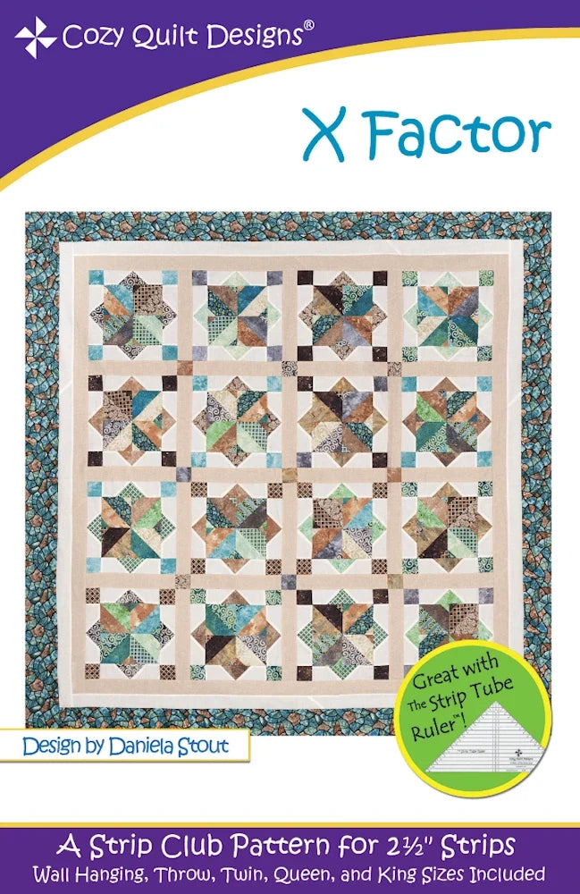 X Factor Downloadable Pattern by Cozy Quilt Designs