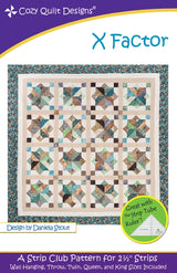 X Factor Downloadable Pattern by Cozy Quilt Designs
