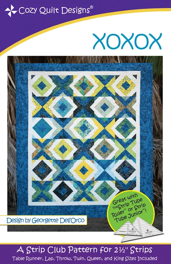 XOXOX Downloadable Pattern by Cozy Quilt Designs