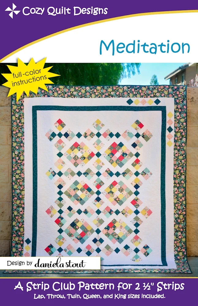 Meditation Downloadable Pattern by Cozy Quilt Designs