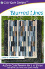 Blurred Lines Downloadable Pattern by Cozy Quilt Designs