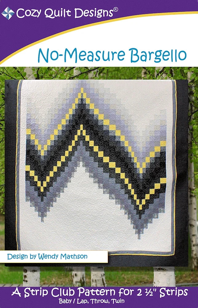 No-Measure Bargello Downloadable Pattern by Cozy Quilt Designs