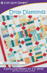 Drop Diamonds Downloadable Pattern by Cozy Quilt Designs