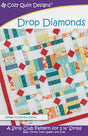Drop Diamonds Downloadable Pattern by Cozy Quilt Designs