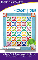 Flower Song Downloadable Pattern by Cozy Quilt Designs