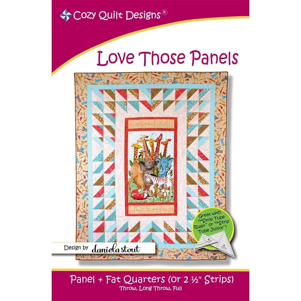 Love Those Panels Downloadable Pattern by Cozy Quilt Designs