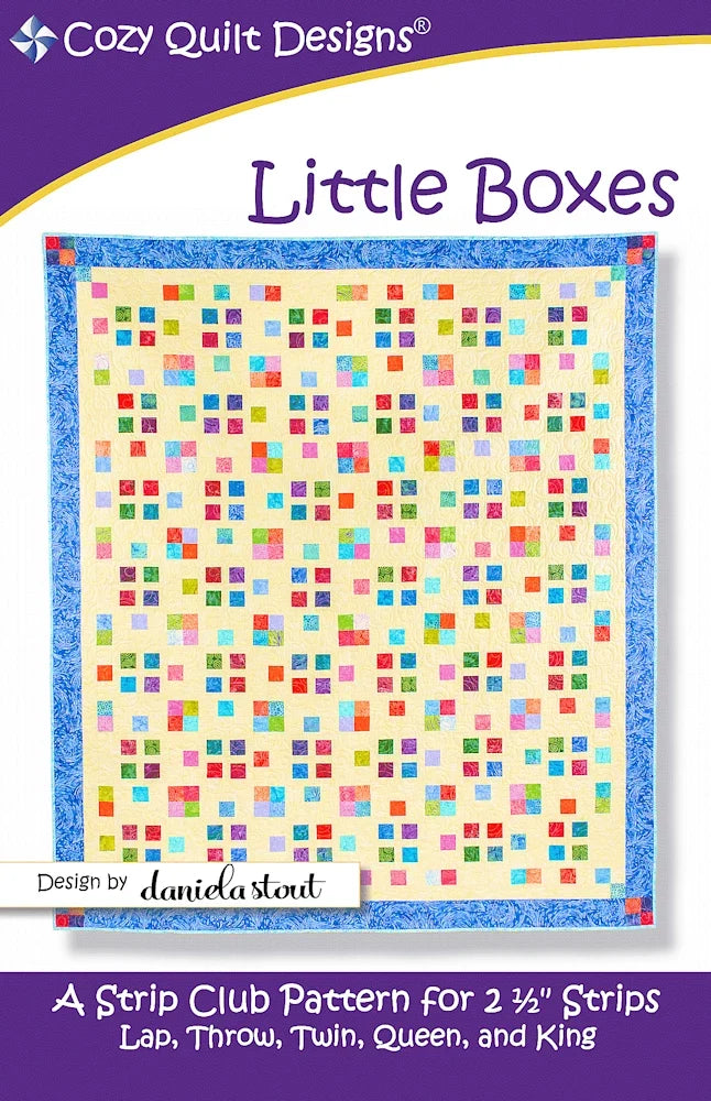 Little Boxes Downloadable Pattern by Cozy Quilt Designs