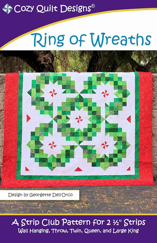 Ring of Wreaths Downloadable Pattern by Cozy Quilt Designs