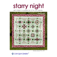 Starry Night Downloadable Pattern by Cozy Quilt Designs
