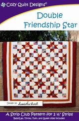 Double Friendship Star Downloadable Pattern by Cozy Quilt Designs