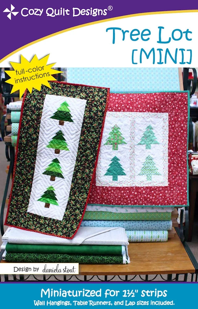 Tree Lot [MINI] Downloadable Pattern by Cozy Quilt Designs