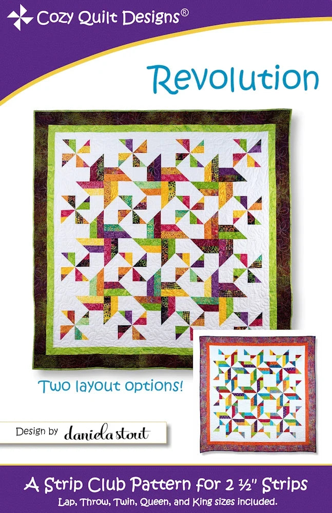 Revolution Downloadable Pattern by Cozy Quilt Designs