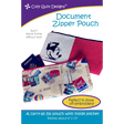 Document Zipper Pouch Downloadable Pattern by Cozy Quilt Designs