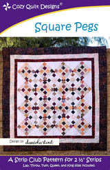 Square Pegs Downloadable Pattern by Cozy Quilt Designs