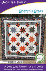 Sharyn's Stars Downloadable Pattern by Cozy Quilt Designs