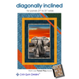 Diagonally Inclined Downloadable Pattern by Cozy Quilt Designs