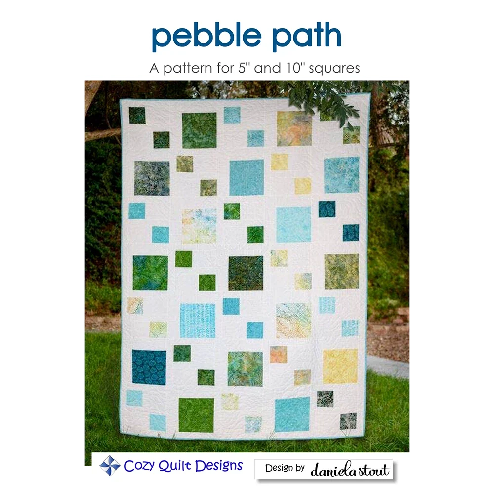 Pebble Path Downloadable Pattern by Cozy Quilt Designs