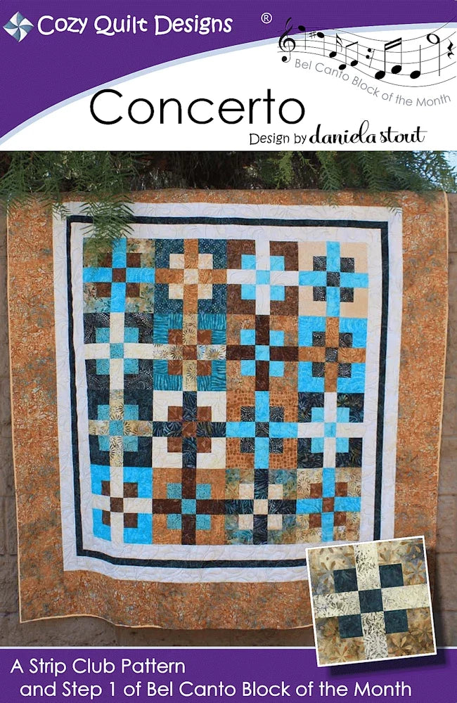 Concerto Downloadable Pattern by Cozy Quilt Designs