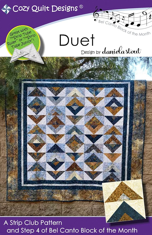 Duet Downloadable Pattern by Cozy Quilt Designs