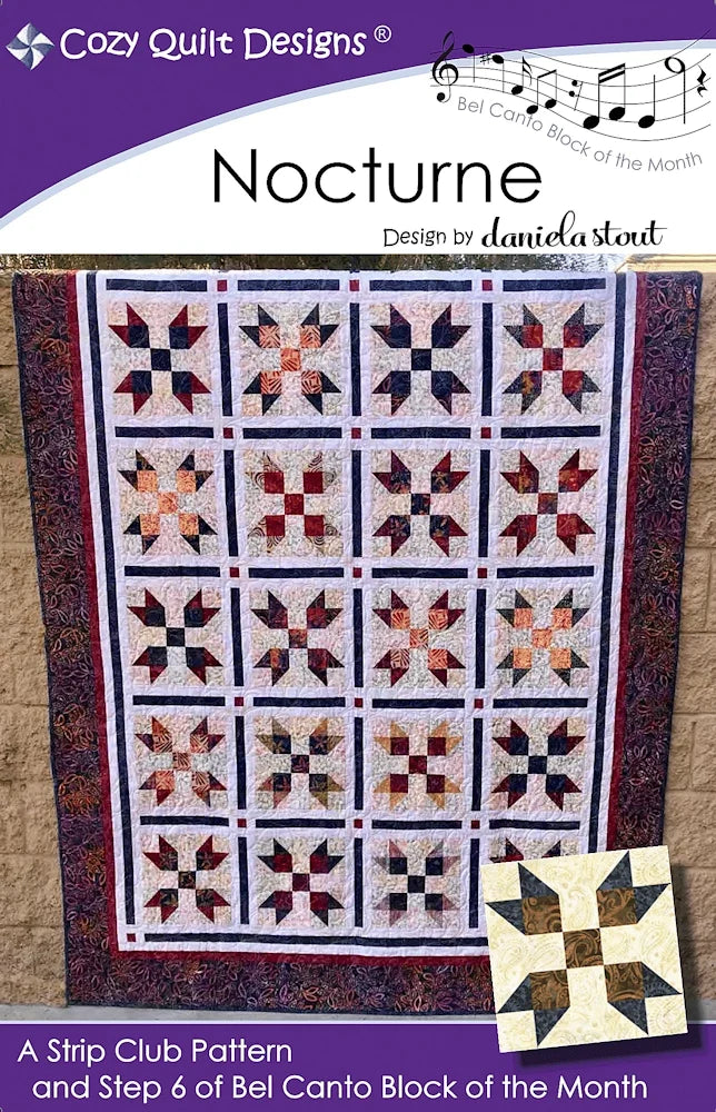 Nocturne Downloadable Pattern by Cozy Quilt Designs