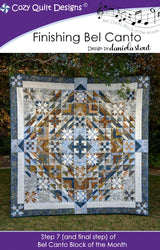 Finishing Bel Canto Downloadable Pattern by Cozy Quilt Designs