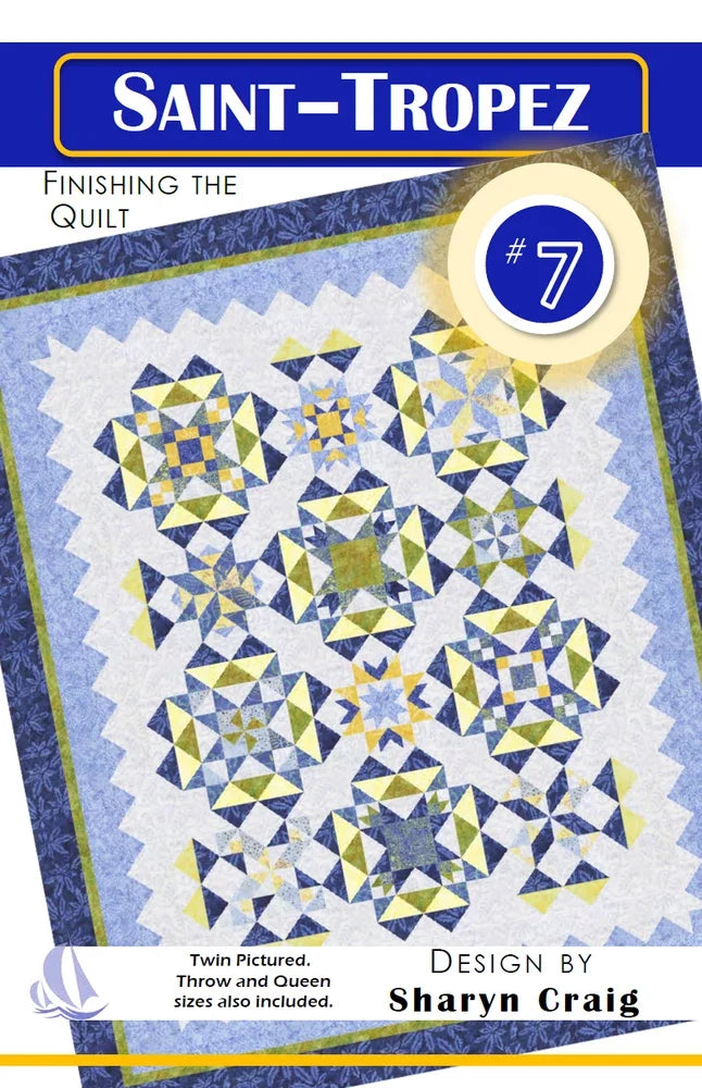 Saint-Tropez Downloadable Pattern by Cozy Quilt Designs