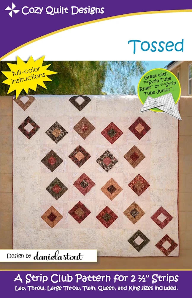 Tossed Downloadable Pattern by Cozy Quilt Designs