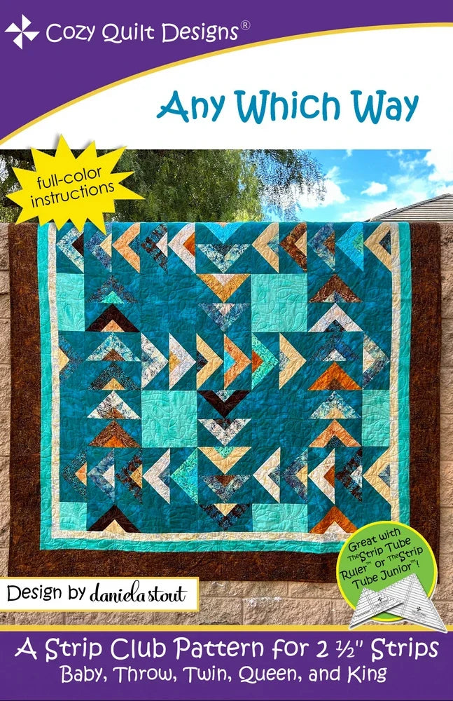 Any Which Way Downloadable Pattern by Cozy Quilt Designs