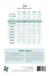 Back of the Gift Quilt Pattern by Cozy Quilt Designs