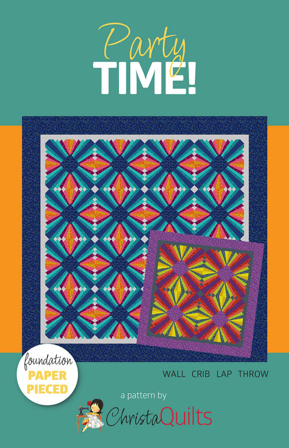 Party Time Quilt Pattern by Christa Quilts