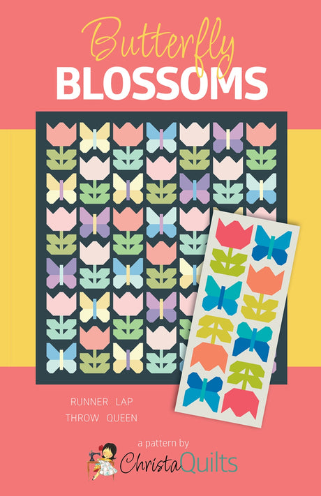 Butterfly Blossoms Quilt Pattern by Christa Quilts