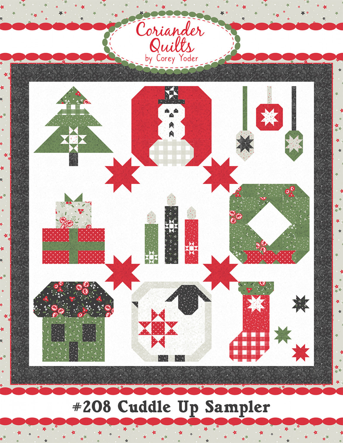 Cuddle Up Sampler Quilt Pattern by Coriander Quilts