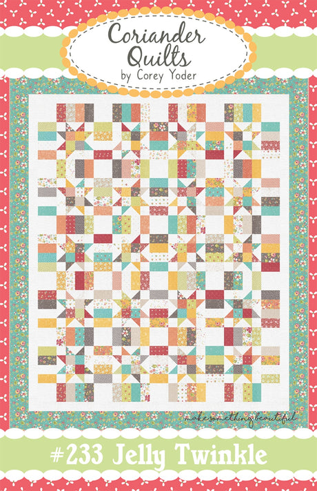 Jelly Twinkle Quilt Pattern by Coriander Quilts