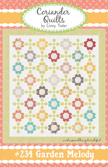 Garden Melody Quilt Pattern by Coriander Quilts