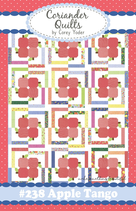 Apple Tango Quilt Pattern by Coriander Quilts