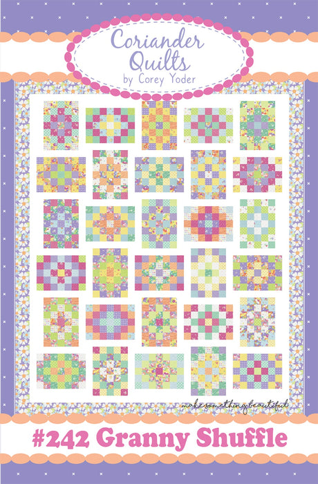 Granny Shuffle Quilt Pattern by Coriander Quilts