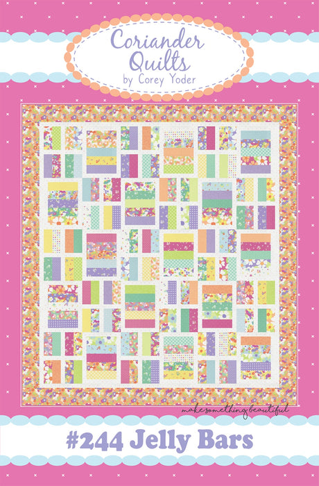 Jelly Bars Quilt Pattern by Coriander Quilts
